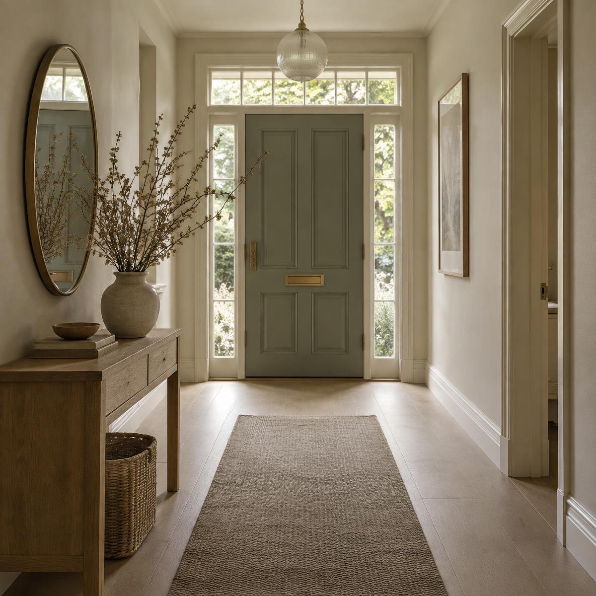 Entrée design d'un logement Conciergerie SLP