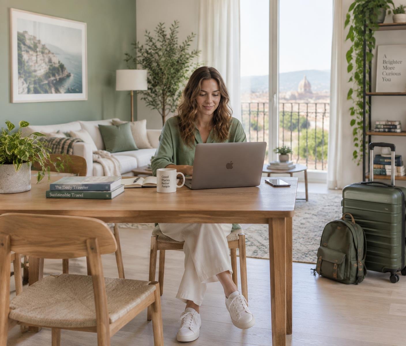 Locataire en déplacement professionnel dans un logement Conciergerie SLP